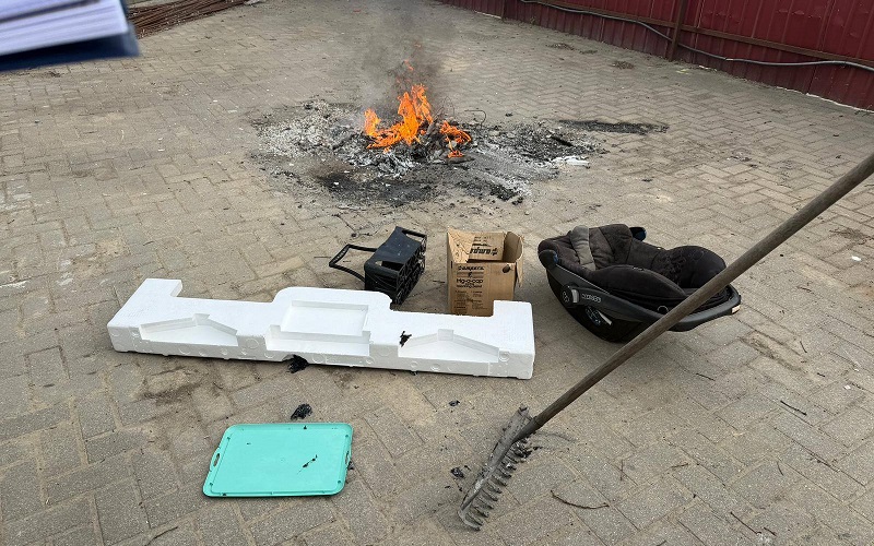 Palił odpady, sprawa trafi do sądu