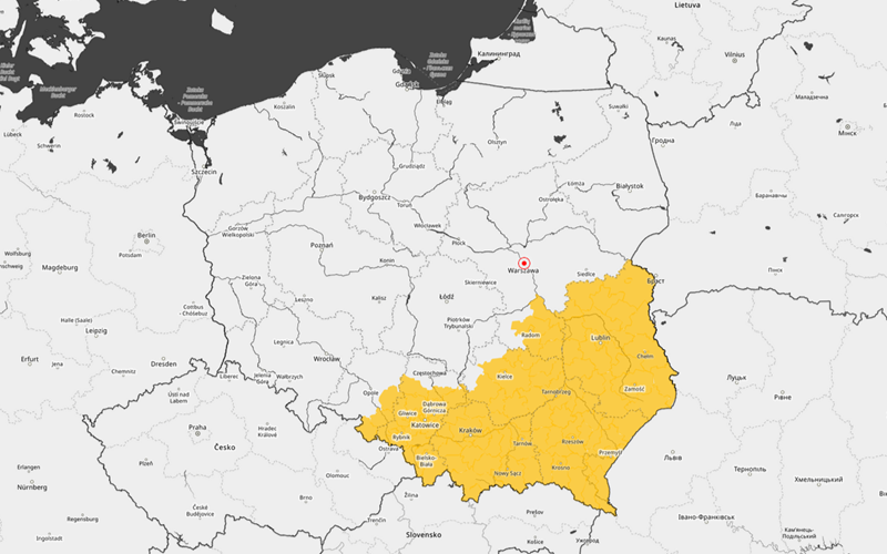 Możliwe burze w regionie