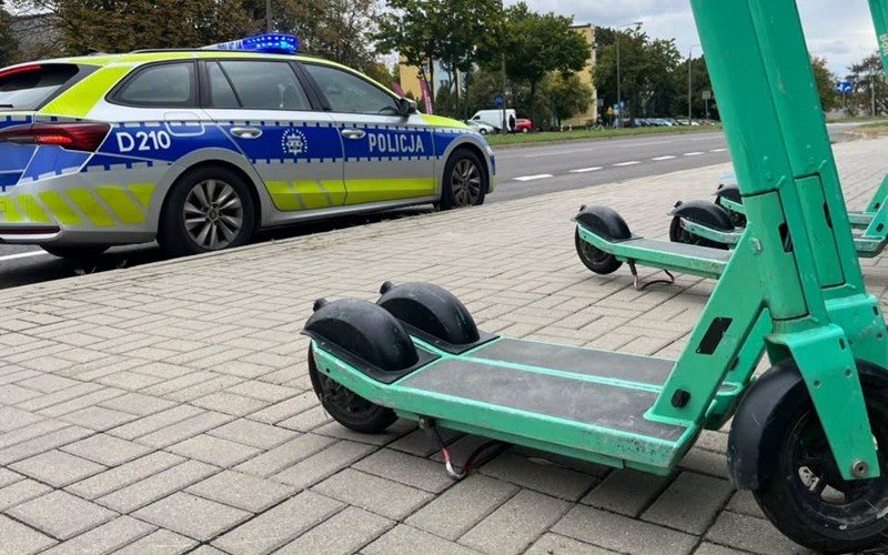 Policja sprawdza hulajnogi. Posypały się mandaty